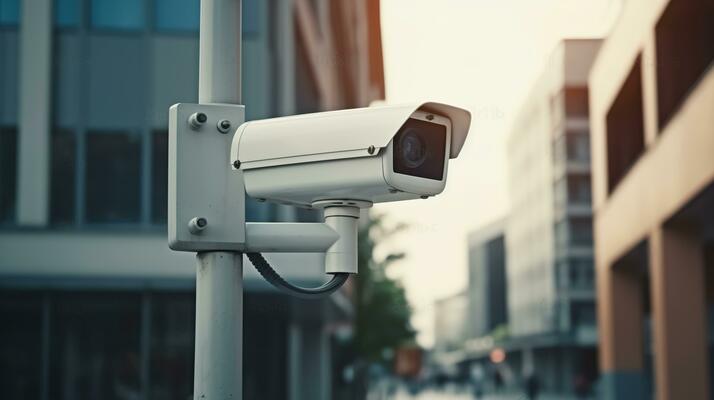 A comprehensive montage showing advanced security cameras in a warehouse and a remote monitoring control room, illustrating how Ai technology is being deployed across the entire cctv surveillance industry.