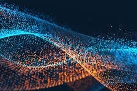 This image is an abstract representation of a complex, interconnected system. The flowing, wavy lines of glowing particles—one blue and one orange—against a dark background likely symbolize the streams of data and signals from an extensive network of cameras. The title, "Smart City Surveillance: Singapore’s Camera System Stands as a Potent Deterrent," suggests that this visual is a metaphor for a high-tech, unified surveillance system. It represents the digital infrastructure that provides constant monitoring and acts as a powerful deterrent against crime and security threats within an urban environment.