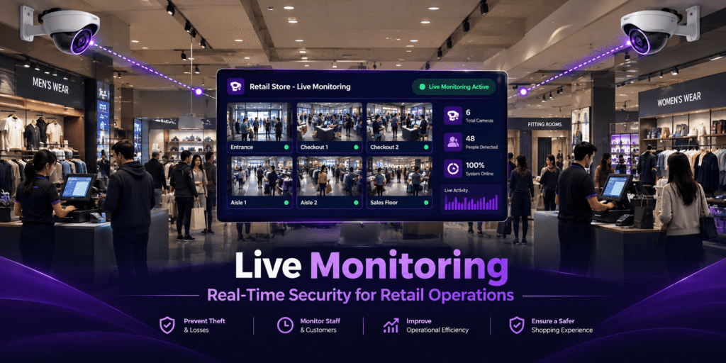 Live Monitoring for Crowded Retail Stores