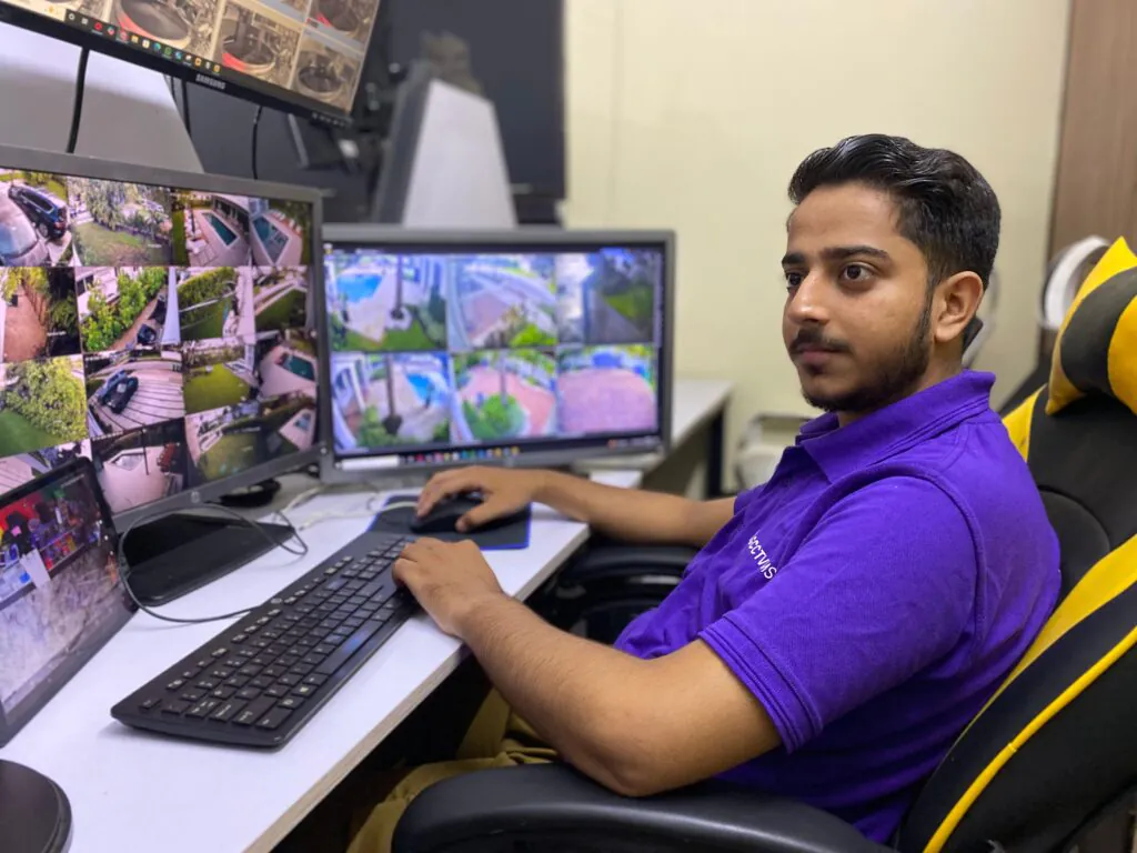 GCCTVMS healthcare security monitoring team in action
