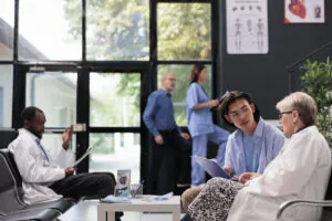 Healthcare facility CCTV monitoring dashboard interface