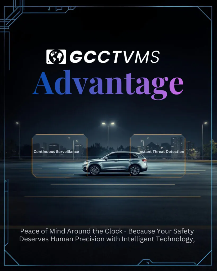 Parking lot crime reduction statistics showing 51% decrease with professional CCTV monitoring and video surveillance solutions